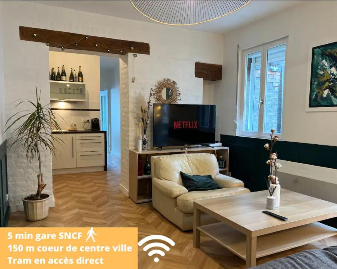 Coeur De Reims Logement Entier Apartment Ngoại thất bức ảnh